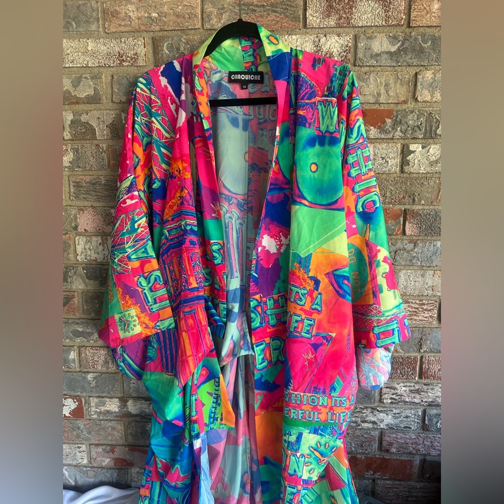 CHA0UICHE Graphic Robe